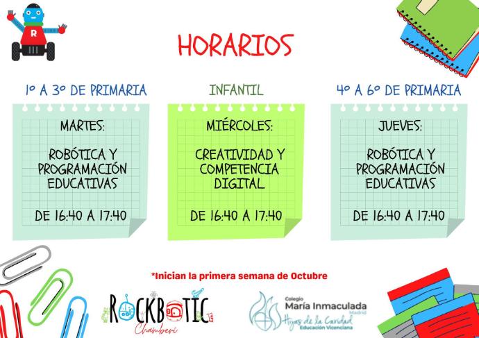 Extraescolar - Colegio MinMaculada - Curso25/26